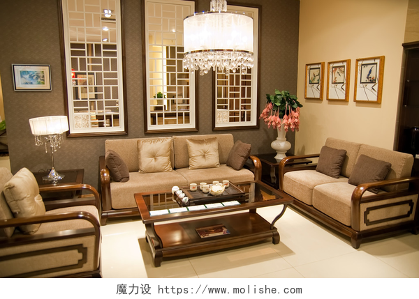 客厅的中式装修和中式家具中国风格的家具